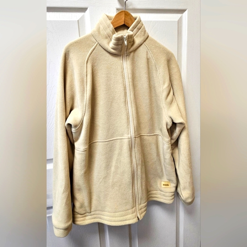 Dok Cream Fleece Jacket,NWOT